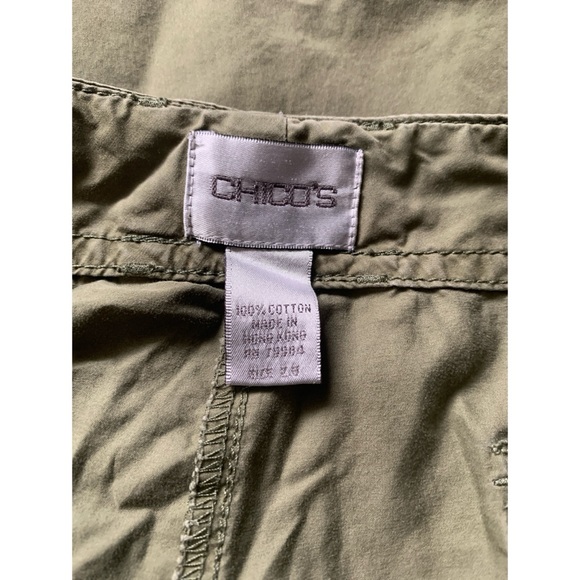 Chicos Wide Leg Green Pants Women’s 2.5 - Picture 3 of 3